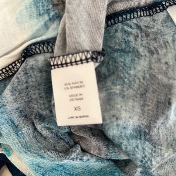 Tie Dye Halter Maxi Dress Tie Front XS - Picture 5 of 8